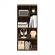 Furinno DALY 7-Cube Irregular Cubes Bookcase in Bookshelf in Storage Amber Pine