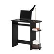 Furinno SIMPLISTIC Easy Assembly Computer Desk in Stainless Steel Tubes