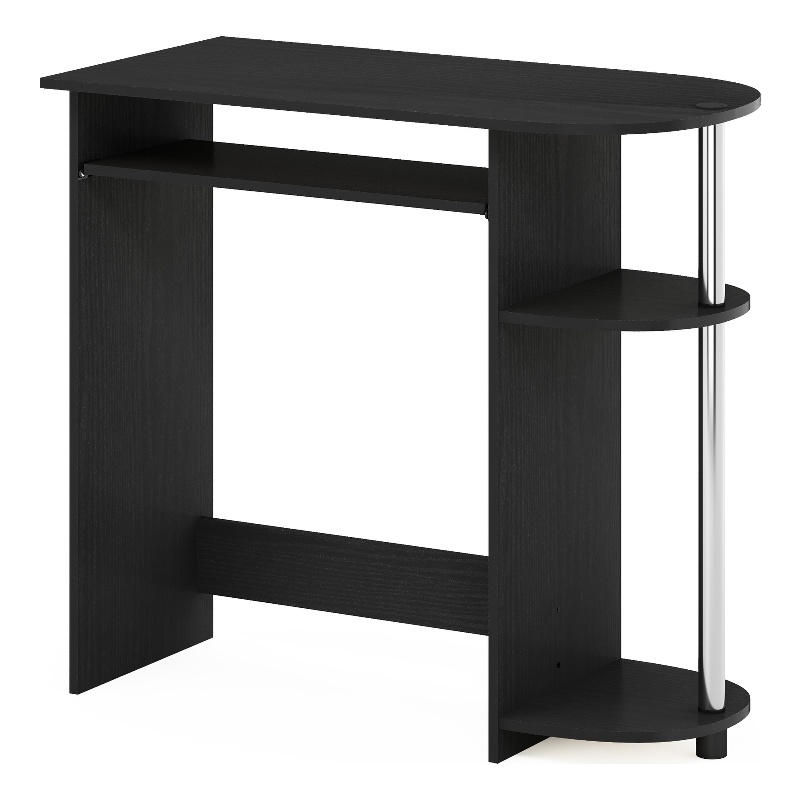 Furinno SIMPLISTIC Easy Assembly Computer Desk in Stainless Steel Tubes