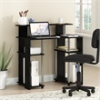 Furinno JAYA Simple Design Computer Writing Desk in Stainless Steel Tubes