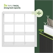 Furinno CUBICLE Extra Thick Frame Decorative Cube Storage Organizer in White