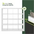 Furinno CUBICLE Extra Thick Frame Decorative Cube Storage Organizer in White