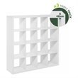 Furinno CUBICLE Extra Thick Frame Decorative Cube Storage Organizer in White