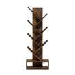 Furinno Tree Bookshelf 7-Tier Floor Standing Tree Bookcase with Amber Pine