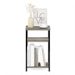 Furinno JUST 3-Tier Industrial Metal Frame End Table with Storage French Oak