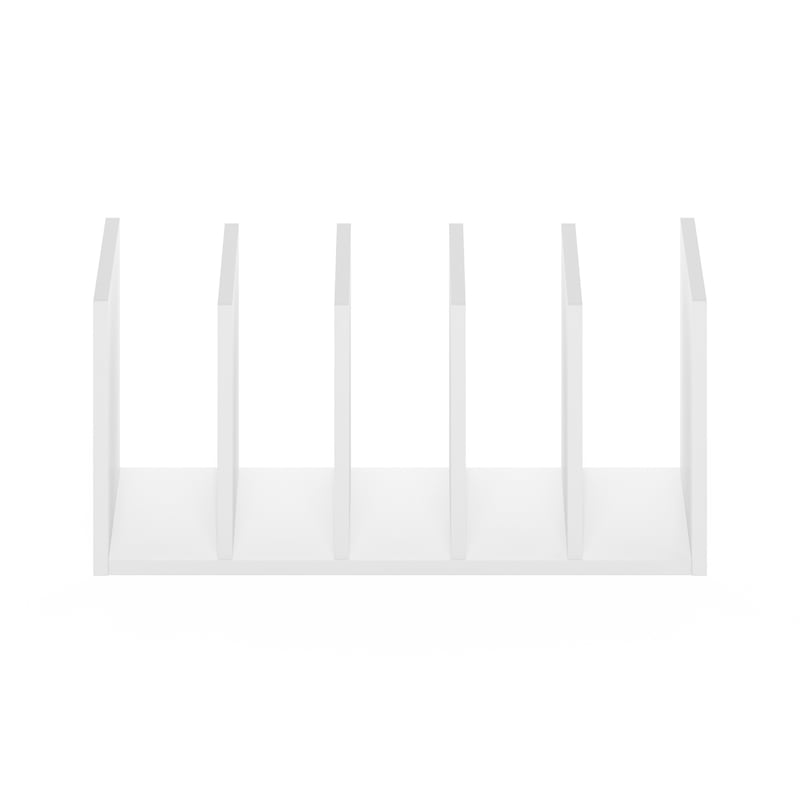 Furinno HERMITE Home Office Supplies Desktop Bookshelf Storage Organizer White