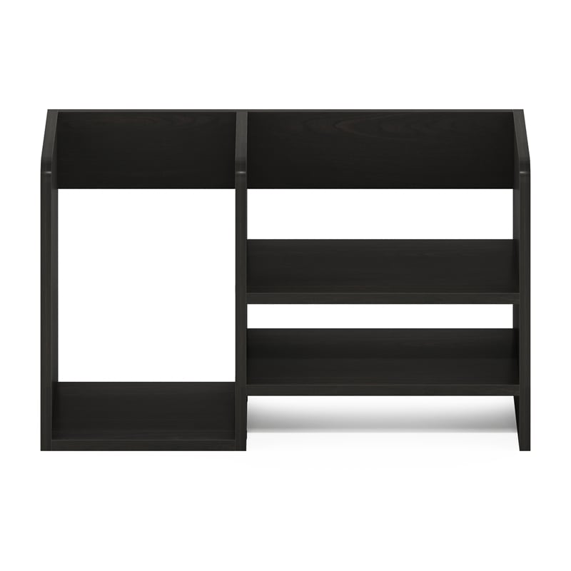 Furinno Hermite Wood Desktop Book and Home Office Supplies Storage Espresso