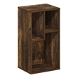 Furinno DALY 3-Cube Irregular Cubes Bookcase in Bookshelf in Storage Amber Pine