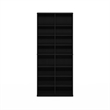 Furinno JAYA 16-Shelf Multimedia Media Storage Tower Rack with Americano