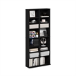 Furinno JAYA 16-Shelf Multimedia Media Storage Tower Rack with Americano