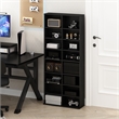 Furinno JAYA 16-Shelf Multimedia Media Storage Tower Rack with Americano