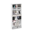 Furinno JAYA 16-Shelf Multimedia Media Storage Tower Rack with AdJUSTable White