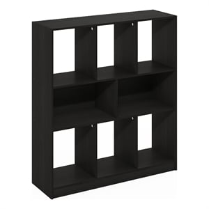 Furinno DALY 8-Cube Horizontal Bookcase in Bookshelf in Storage Espresso