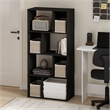 Furinno DALY 8-Cube Irregular Cubes Bookcase in Bookshelf in Storage Espresso