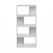 Furinno DALY 8-Cube Irregular Cubes Bookcase in Bookshelf in Storage White