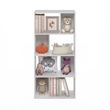 Furinno DALY 8-Cube Irregular Cubes Bookcase in Bookshelf in Storage White