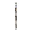 Furinno FULDA 8-Tier  Storage Shelf Bookcase in 6-Inch Width in White