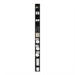 Furinno FULDA 10-Tier  Storage Shelf Bookcase in 6-Inch Width in Blackwood