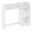 Furinno CLASSIC Desktop Bookshelf Storage Hutch in Desk Organizer with 5 White