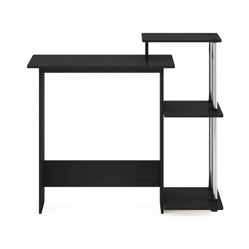 Furinno Efficient Home Laptop Notebook Computer Desk in Stainless Steel Tubes