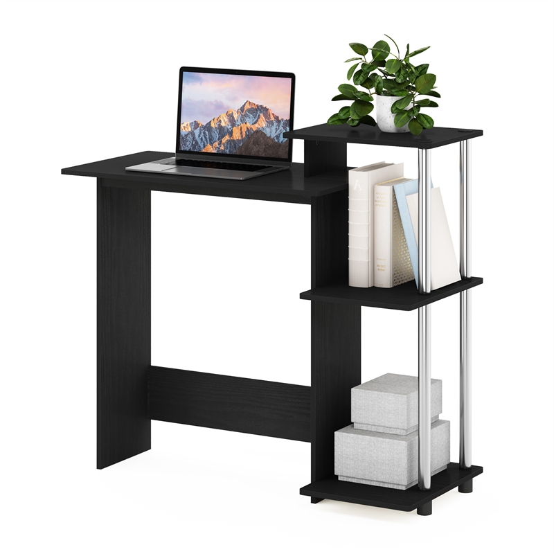 Furinno Efficient Home Laptop Notebook Computer Desk in Stainless Steel Tubes