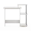 Furinno Efficient Home Laptop Notebook Computer Desk in Stainless Steel Tubes