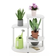 Furinno Celuka 3-Tier INDOor Outdoor Potted Plant Stand White/Virgin White