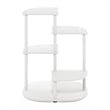 Furinno Celuka 4-Tier INDOor Outdoor Potted Plant Stand White/Virgin White