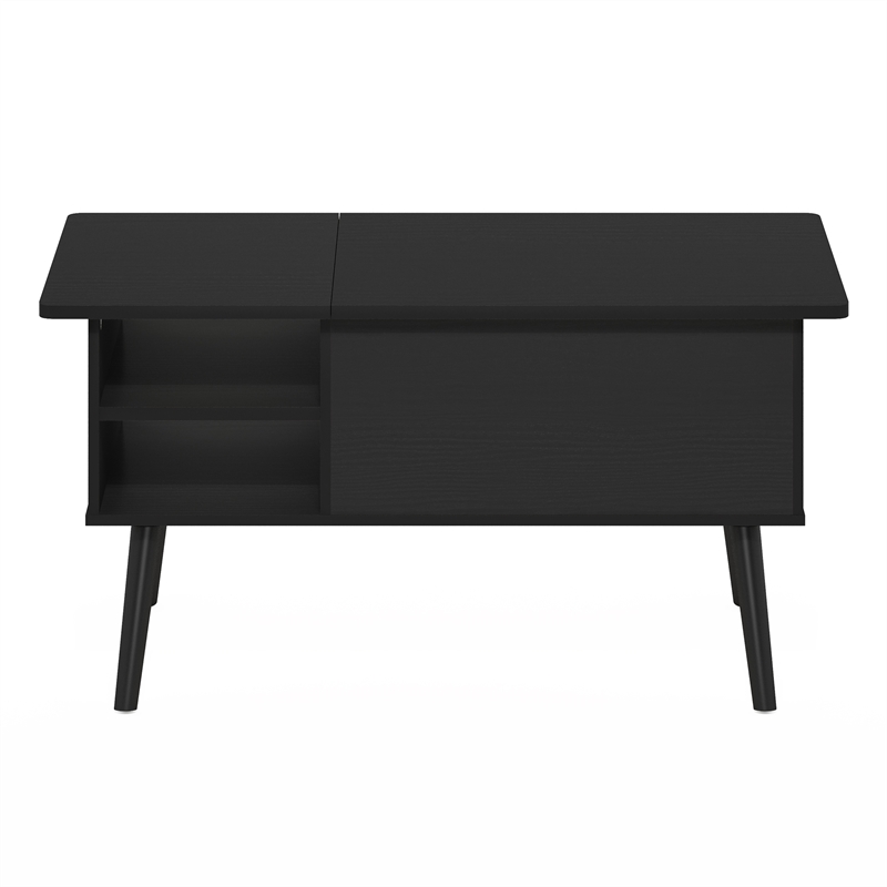 Furinno JENSEN Wooden Leg Lift Top Coffee Table With Hidden Americano