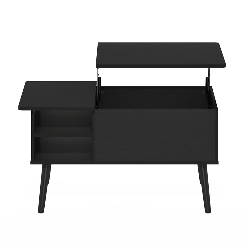 Furinno JENSEN Wooden Leg Lift Top Coffee Table With Hidden Americano