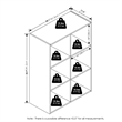 Furinno PELLI CUBIC Multipurpose Clothing & Closet Storage Organizer Espresso