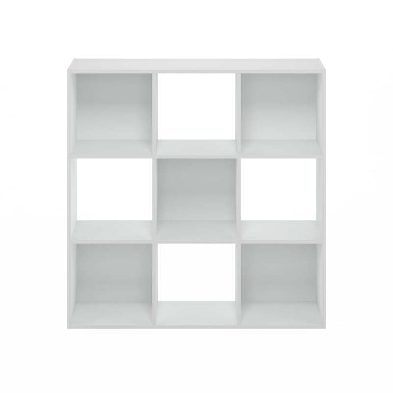 Furinno PELLI CUBIC Multipurpose Clothing & Closet Storage Organizer Shelf White
