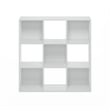 Furinno PELLI CUBIC Multipurpose Clothing & Closet Storage Organizer Shelf White