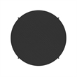 Furinno Besi 2-Tier Modern Round Coffee Table Table with Sturdy Americano/Black