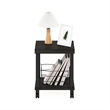 Furinno TURN-N-TUBE CLASSIC 2-Tier End Table in Side Table with Espresso/Black