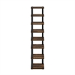 Furinno TURN-N-TUBE 8-Tier Vertical Free Standing Shoe Tower in Amber Pine/Black