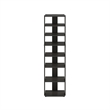 Furinno Compact 8-Tier Vertical Free Standing Shoe Tower in Shoe Rack Espresso