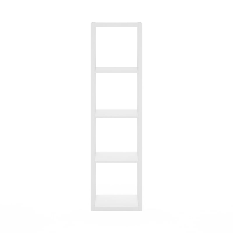 Furinno CUBICLE Open Back Decorative Verticle Cube Storage Organizer in White