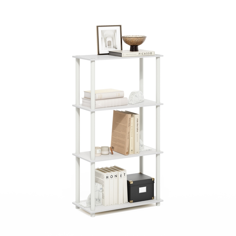 Furinno TURN-N-TUBE 3-Tier Compact Multipurpose Shelf Display Rack in Set of 2