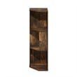 Furinno ECON 3-Tier Freestanding Corner Shelf Bookcase in Bookshelf Amber Pine