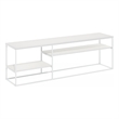 Furinno MORETTI Modern Lifestyle TV Stand for TV up to 78 Inch Solid White/White