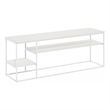 Furinno MORETTI Modern Lifestyle TV Stand for TV up to 65 Inch Solid White/White