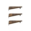 Furinno ROSSI Triangle Corner Floating Shelves in Wall Mount Display Set of 3