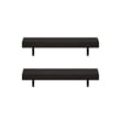 Furinno TANNA 22-Inch Wall Mounted Floating Display Shelves in Tobacco Set of 2