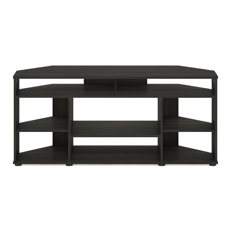 Furinno JENSEN Corner TV Stand TV up to 55 Inches in Espresso