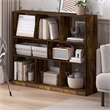 Furinno DALY 8-Cube 3 Tier Bookshelf Organizer 47 Width in Amber Pine