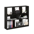 Furinno DALY 8-Cube 3 Tier Bookshelf Organizer 47 Width in Espresso