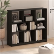 Furinno DALY 8-Cube 3 Tier Bookshelf Organizer 47 Width in Espresso