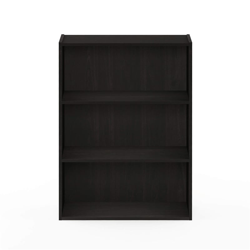 Furinno PASIR 3-Tier Open Shelf in Dark Espresso