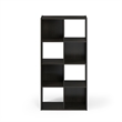 Furinno PELLI CUBIC Storage Cabinet in 4x2 in Espresso